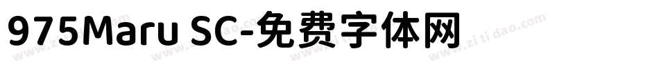 975Maru SC字体转换